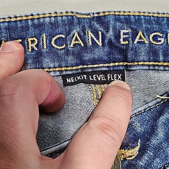 American Eagle next level flex 32x34 slim straight jeans - Picture 6 of 8
